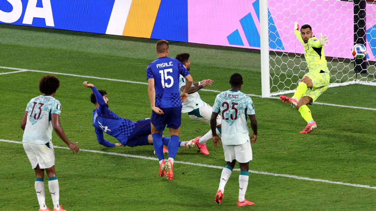 FIFA确认：世界杯球内技术帮忙判掉克罗地亚绝平